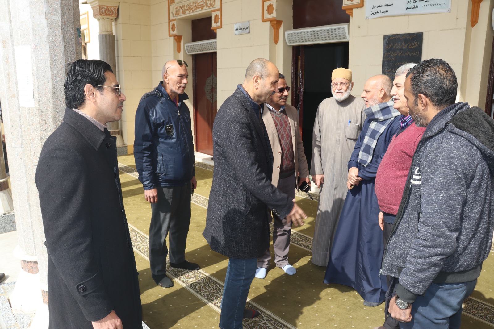 السكرتير العام المساعد يتأكد من جاهزية المساجد